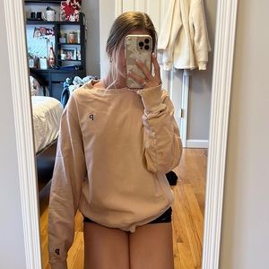 orange PINK crew neck